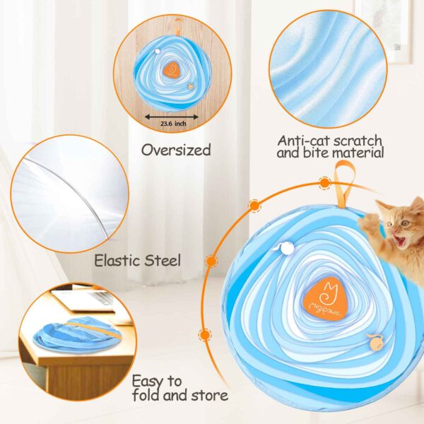 Cat Ball (with fun tracker), Cats prefer prey that they can't look at directly because they are more - Image 4