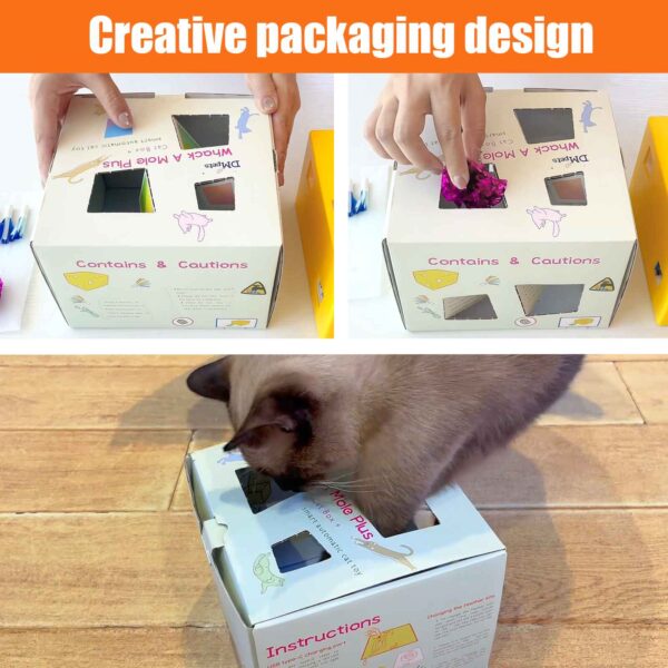 Cat Box Plus, 2022 new and upgraded catbox, 12-hole cat smart toy. - Image 4
