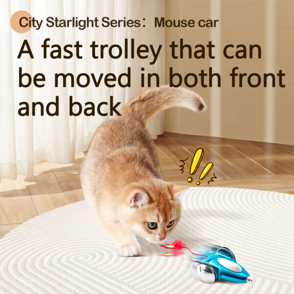 Mouse car, A fast trolley that can be moved in both front and back - Image 2