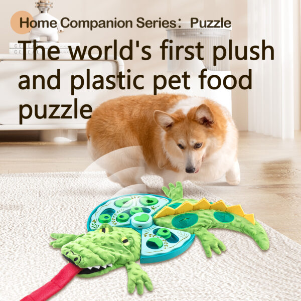 Puzzle, The world's first plush and plastic pet food puzzle - Image 2