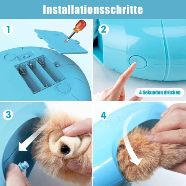 Nautilus, Use the retraction of the tail to attract cats to squat and hunt for a long time. - Image 6